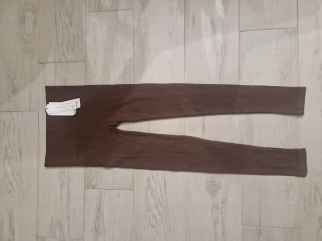 Leggings Stradivarius marroni