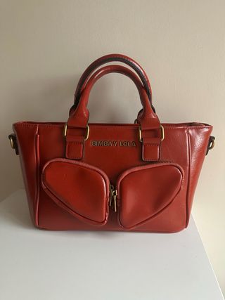 Bolso Bimba y Lola anaranjado-marron
