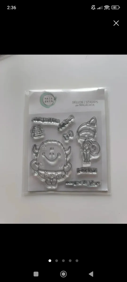 Sello acrílico Malagata Piscina