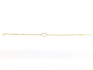 pulsera oro 18k con piedra con circonita