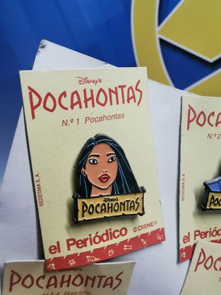 LOTE COMPLETO, 8 PINS DE POCAHONTAS- DISNEY