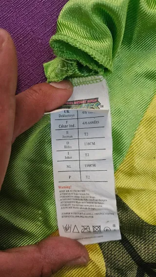 Disfraz Tortuga Ninja