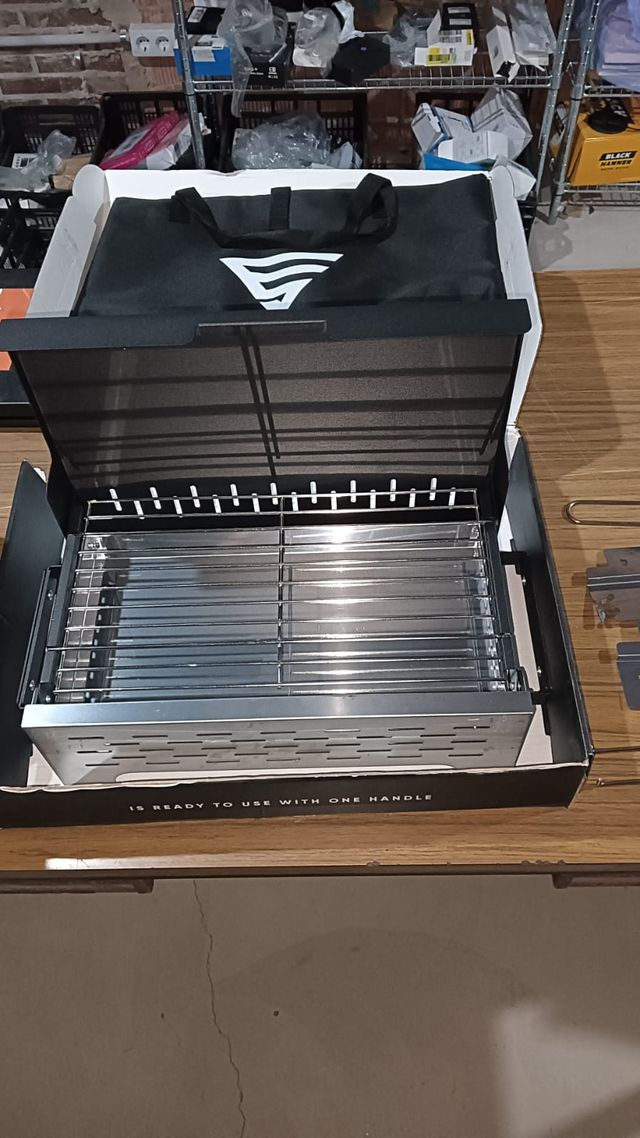 Barbacoa Plegable Camping Regulable