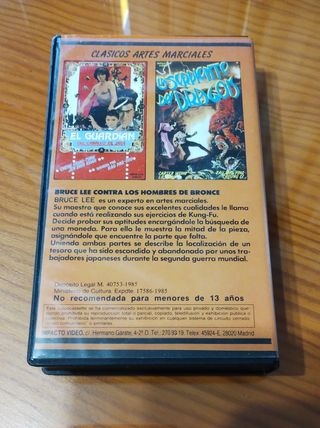 VHS BRUCE LEE CONTRA LOS HOMBRES DE BRONCE 1977