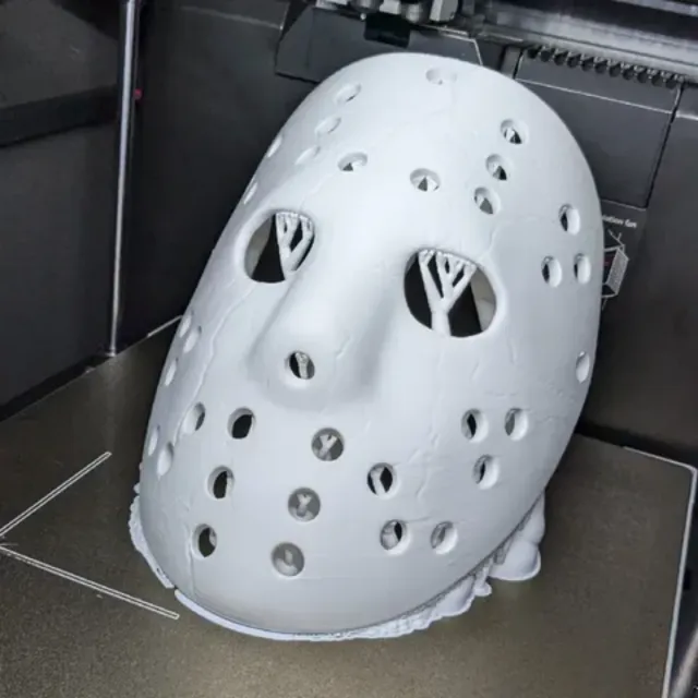 Mascara Jason Halloween Blanca