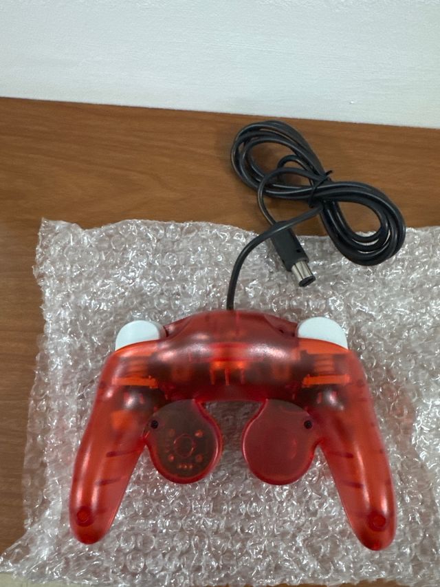 Controller trasparente per GameCube rosso
Wii