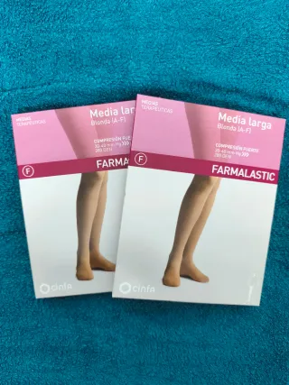 Medias Farmalastic Compresión Fuerte Talla E