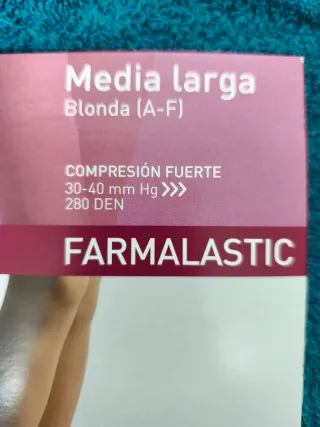 Medias Farmalastic Compresión Fuerte Talla E
