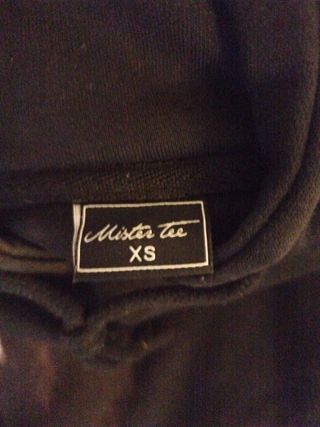 Sudadera Mister Tee Negra Talla XS
