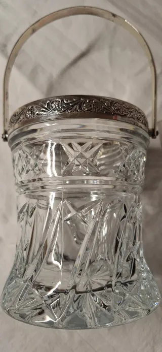 Secchiello portaghiaccio in cristallo