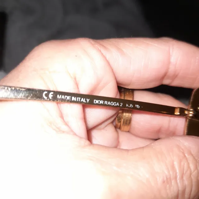 Montura  Christian Dior Ragassa Marrón/Dorado