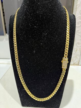 Cadena Cubana Oro 18k