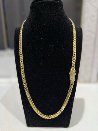 Cadena Cubana Oro 18k