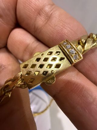 Cadena Cubana Oro 18k