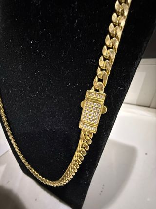 Cadena Cubana Oro 18k