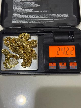 Cadena Cubana Oro 18k