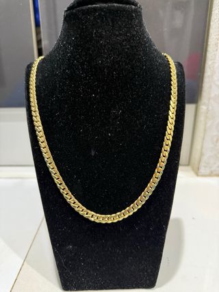Cadena Cubana Oro 18k
