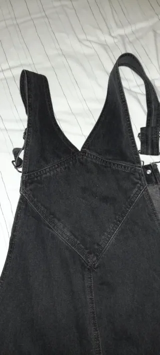 Pantalon Peto vaquero negro