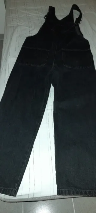 Pantalon Peto vaquero negro