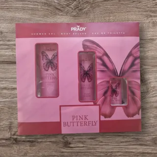 SET PRADY PINK BUTTERFLY