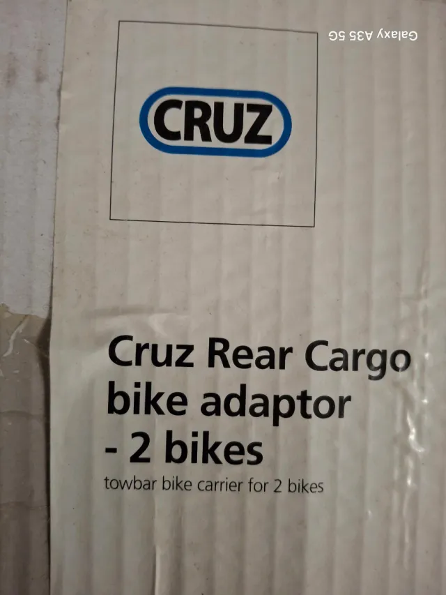 Portabicicletas Cruz para 2 bicicletas con baúl