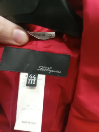 Completo giacca e gonna Les Copains rosso