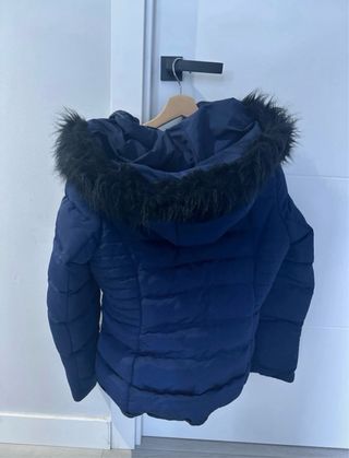 Plumas mujer azul talla L