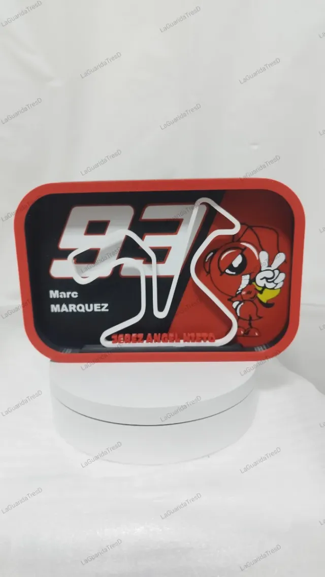 Cuadro Marc Márquez #93 Circuito Jerez