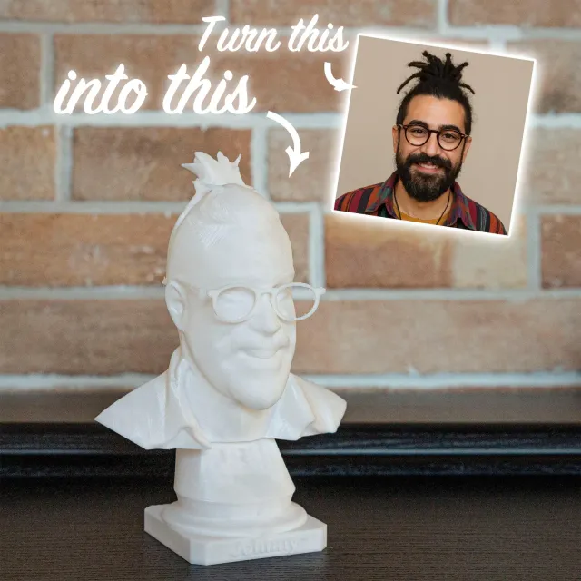 Bustos Impresos en 3D Aparitr de Foto