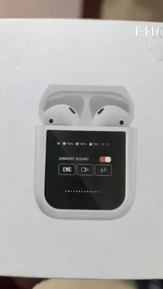 Uriculares con pantalla multimedia blancos