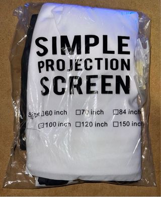 Proyector TOPVISION Full HD 1080P + Pantalla 100”