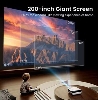 Proyector TOPVISION Full HD 1080P + Pantalla 100”