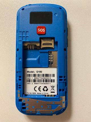 Teléfono móvil Ulovay con cargador