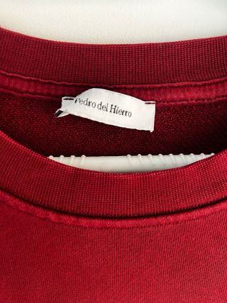 Sudadera Pedro del Hierro granate