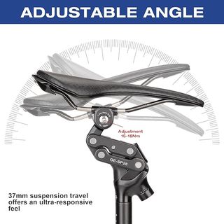 Tija sillín GEWAGE con resorte 37mm