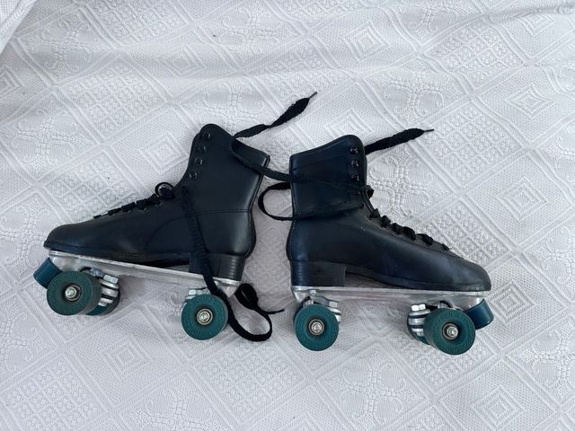 Pattini a rotelle vintage neri