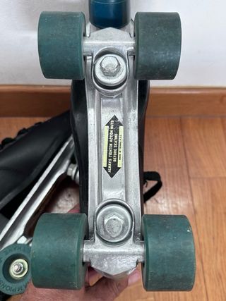 Pattini a rotelle vintage neri