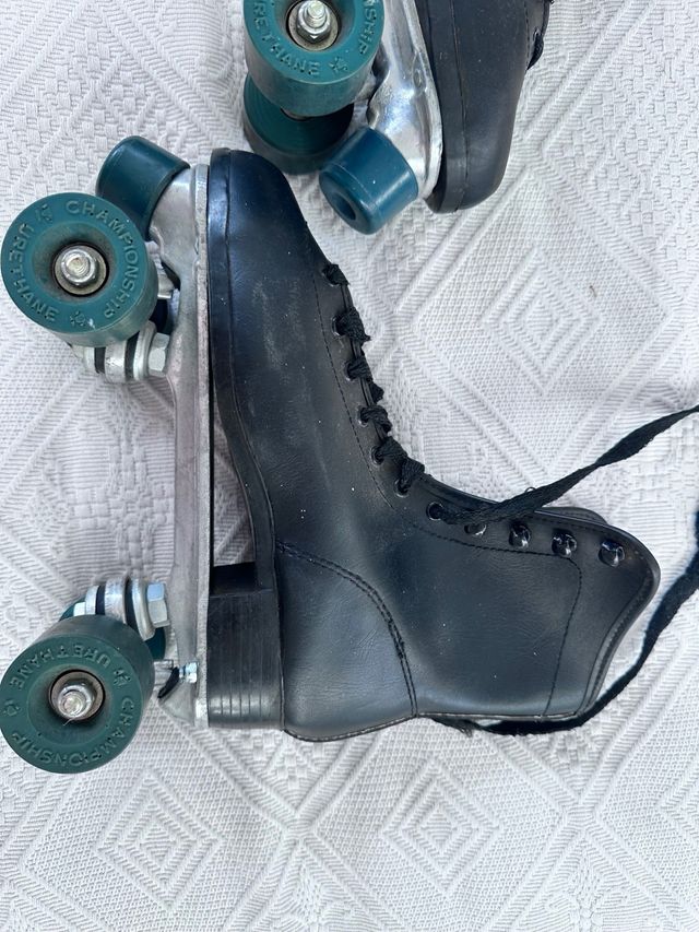 Pattini a rotelle vintage neri