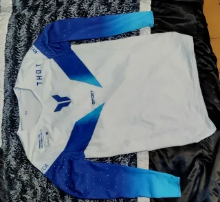 Camisola Thor MX-D Azul e Branco