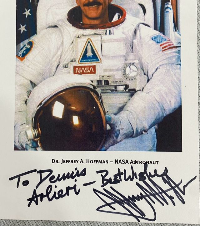 Autógrafo Jeffrey A. Hoffman Astronauta de la NASA