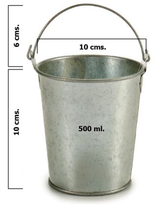 Lote Jardineras Metal a elegir Super decorativas