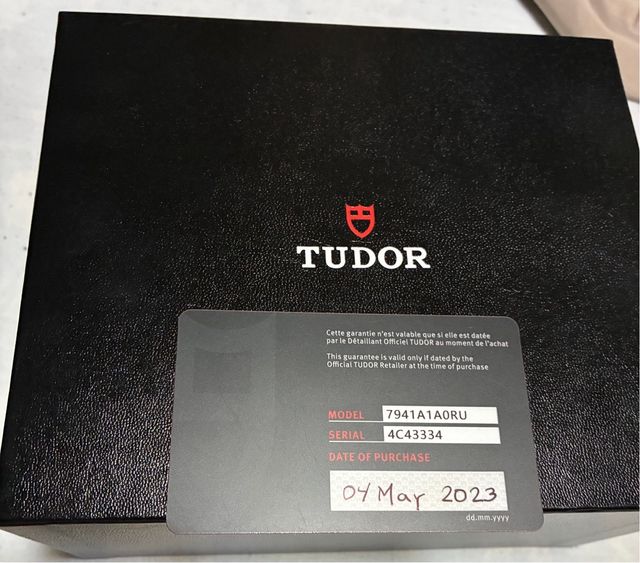 Reloj TUDOR Automático Acero-Caucho Negro/Rojo