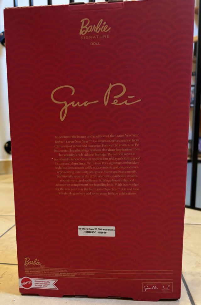 Barbie Guo Pei Capodanno Lunare