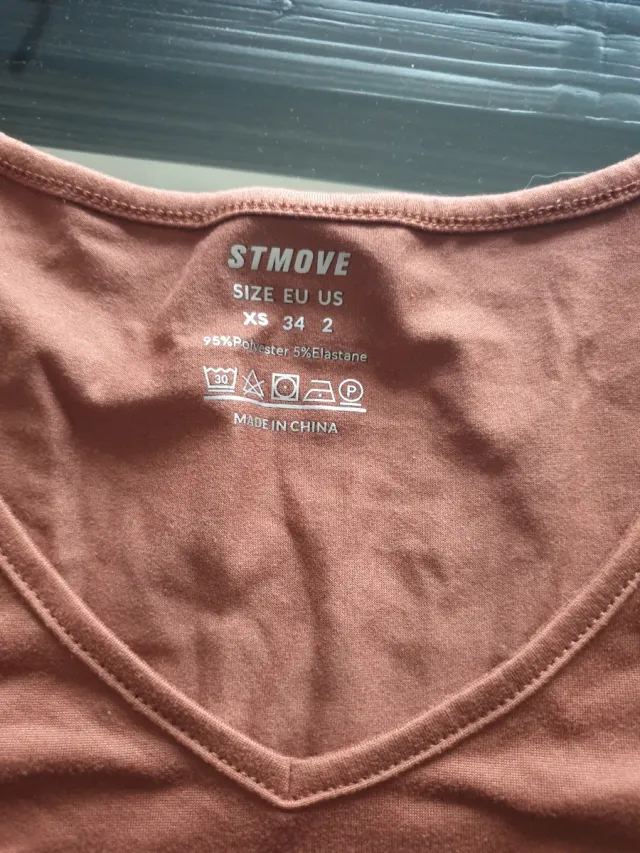 Maglietta Stmove Marrone Taglia XS