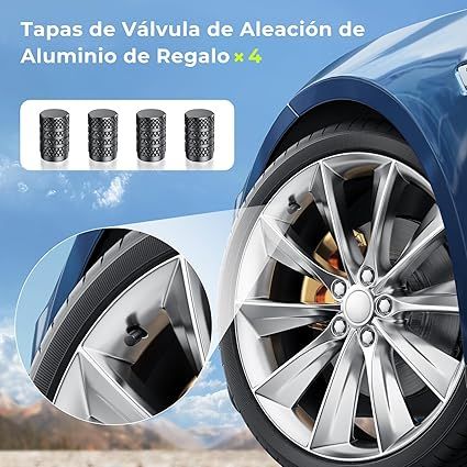 Compresor de aire recargable, neumáticos y pelotas