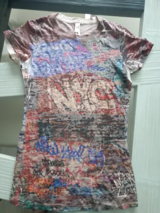 Maglietta Next Level S Graffiti NYC