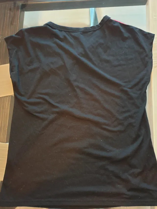 Maglietta Droimp bicolore fucsia/nera taglia XS