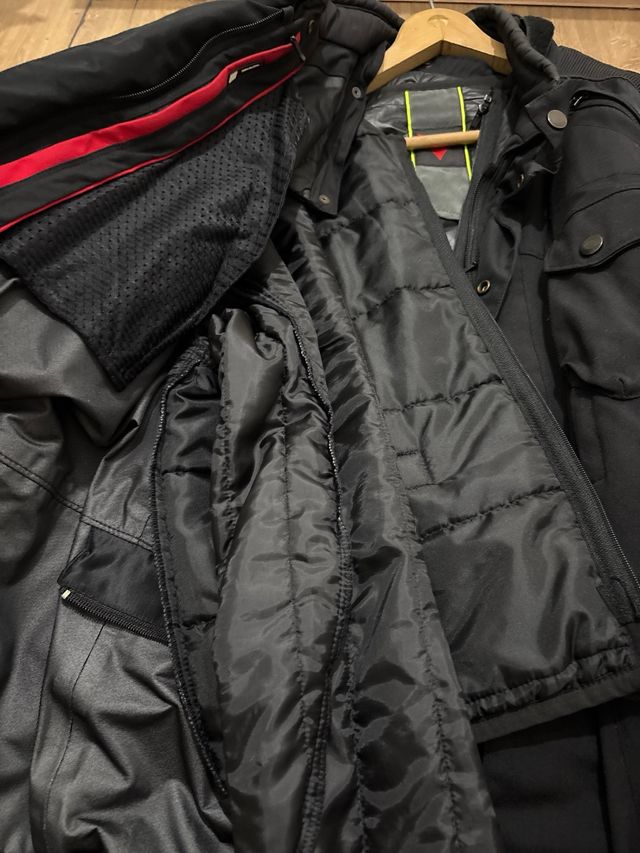 Chaqueta Dainese Moto Hombre Negra