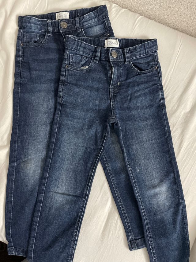 2 Vaqueros Niño Talla 5-6 Años