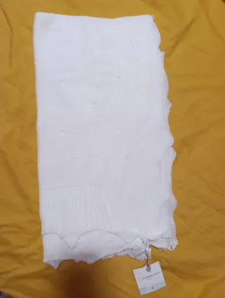 Toquilla bebé Cotton Juice blanca